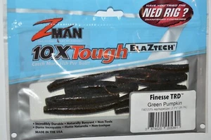 z-man zman finesse trd 2.75" naturally bouyant ned rig lure green pumpkin - Picture 1 of 3