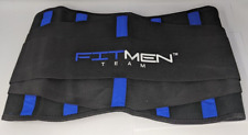 FitMenTeam Men Waist Trainer Trimmer Powerlifting Weightlifting Body Shaper Belt