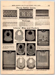 Herbst und Winter 1888-89 H.O'Neill & Co NY NY Katalog Pg 125-126 Schnürsenkel - Bild 1 von 2