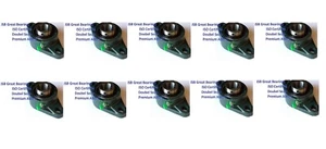 (QTY.10) UCFL206-18 double seal oval flange bearing 1-1/8 bore UCFL206 - Picture 1 of 4