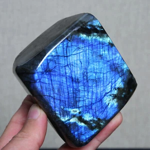 B7253 - Raro Labradorita Natural Cuarzo Forma Libre Cristal Mineral Espécimen Curación - Imagen 1 de 12
