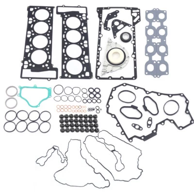 N63 4.4L Engine Overhaul Gaskets Seals Kit Fit BMW 550i 750Li X5 X6 F10 E70 E71 - Image 1 of 4