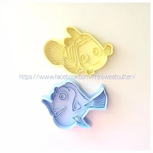 Nemo Dori Pesce Mare formine biscotti Cookie cutter - Picture 1 of 1