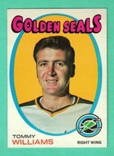 (1) TOMMY WILLIAMS  1971-72 TOPPS # 31 SEALS NM-MT  CARD (H4184)
