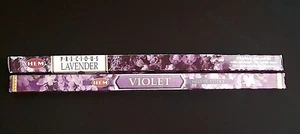 Hem Räucherstäbchen - Menge Veilchen und Edel Lavendel - 8 Stäbchen in jeder Packung - Bild 1 von 5