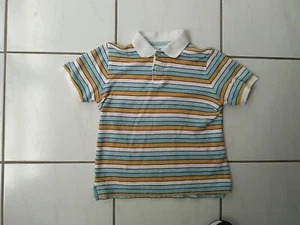 Boys Size 6 Green Dog Turquoise Gold White Button up collared Shirt - Picture 1 of 2