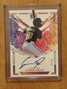 Panini Impecable Extravagancia 2024 Ethan Salas 29/49 ROOKIE AUTO - Imagen 1 de 2