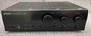 SANSUI AU-α507R Integrierter Verstärker Schwarz Gebraucht W/Fernbedienung - Bild 1 von 16