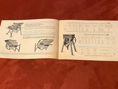 Prospekt Fricke Rübenschneider Kobolt Greif 1957 original Brochure 16 S. - Bild 1 von 4