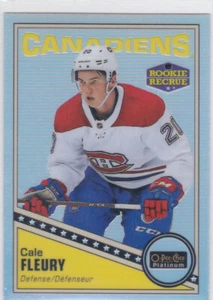 19/20 PLATINO..CALE FLEURY..RETRO..MARQUEE ROOKIE..TARJETA #R-99..CANADIENS - Imagen 1 de 1
