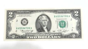1976 $2 Uncirculated Federal Reserve Note, New York - Picture 1 of 2