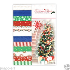 Docrafts Papermania A5 paper 24 sheet pack 160gsm Classic Christmas Xmas Tidings - Picture 1 of 5
