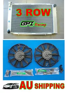 Aluminum Radiator & fan for Holden Statesman WB V8 1980-1985 81 82 83 84 85 - Picture 1 of 11