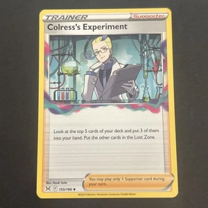 Colress's Experiment Non Comune 155/196 Regolare SWSH: Origine Perduta Pokémon TCG 2022 - Foto 1 di 2