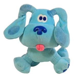 Blue's Clues Plush Stuffed Animal Dog Toy Eden Vintage 2000s Blue 7" Nickelodeon - Picture 1 of 7