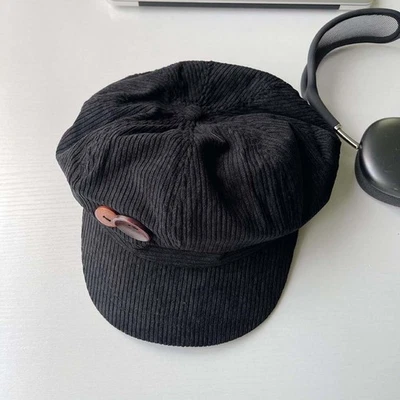 Mujeres Pana Newsboy Sombrero Hombres Boina Paperboy Taxbie Gorra Panadero Niño Moda Sombrero * Foto 1 de 4