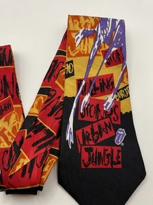 Seidenkrawatte, Herren Vintage Rolling Stones, Urban Jungle Tour, bunt  - Bild 1 von 10