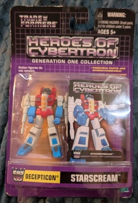 Transformers Heroes of Cybertron Starscream Generation One Collection New Sealed - Image 1 of 2