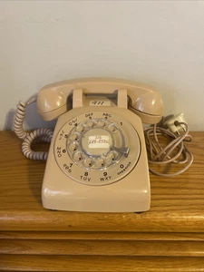 Telefono Rotante Vintage Northern Telecom Made In Canada Beige - Foto 1 di 5