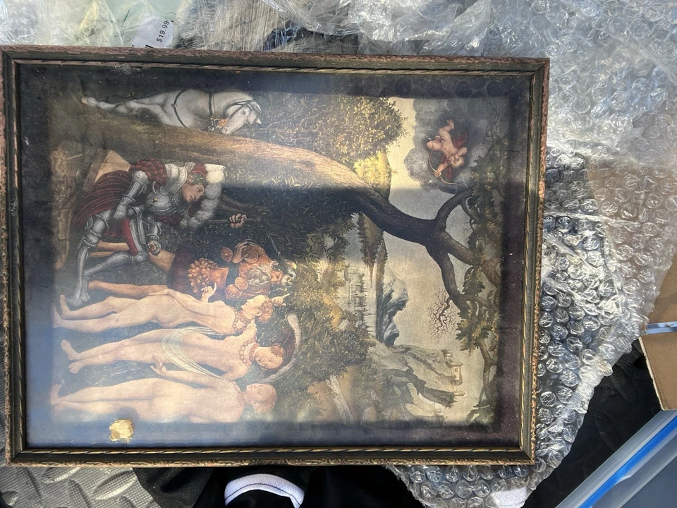 Pintura Del Siglo XVI Original Auténtica París Francia Foto 1 de 4