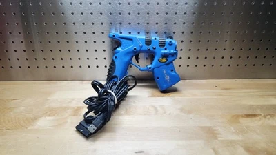 Madcatz Blaster para PS1 e PS2 Playstation 2 controle azul 8288 - Testado - Imagem 1 de 4