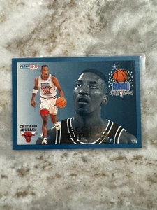 Scottie Pippen 1992/93 Fleer NBA All-Star Weekend Insert #8 Chicago Bulls - Picture 1 of 4