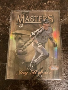 1997 Topps Finest Gold Refractor Jay Buhner #164 Rare w/ PEEL NM - Picture 1 of 3