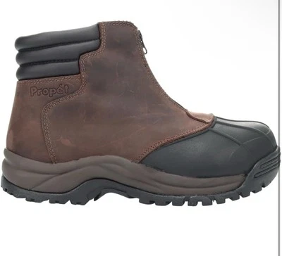 Propet 男式 Shield Walker 复合鞋头防水暴雪工作靴 10.5 码 — 第 1/4 张图片