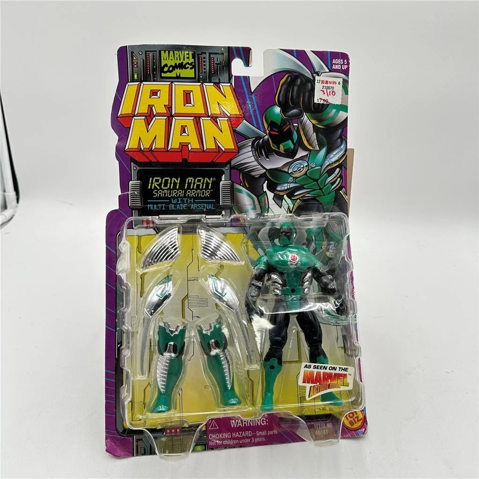 ToyBiz  Marvel Comics Iron Man Action Figure Samurai Armor Iron Man 1996 - Image 1 of 1