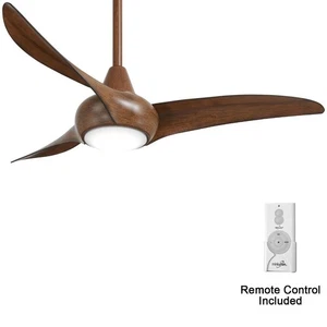 Light Wave - 44 Inch 3 Blade Ceiling Fan with Light Kit-Distressed Koa - Picture 1 of 1