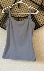 Pact Organic Tank Top Cotton Camisole Shelf Bra Stretch Size S Woman’s - Picture 1 of 7