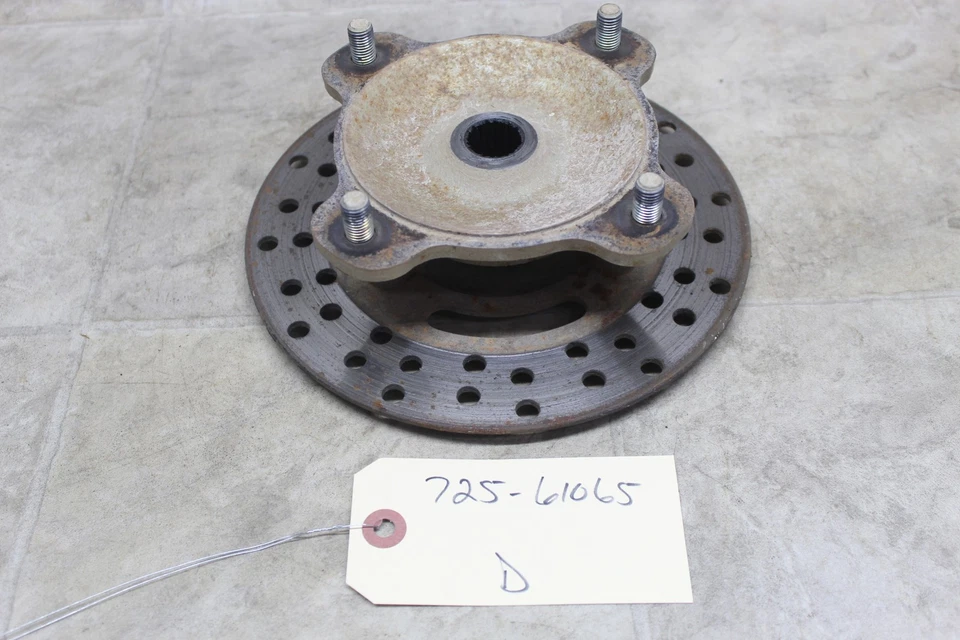 99-02 Kawasaki Prairie 300 400 4x4 Oem Front Wheel Right Or Left Hub W Rotor - Image 1 of 4
