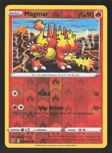 Magmar 029/192 Reverse Holo Pokemon SWSH02: Rebel Clash - Imagen 1 de 2