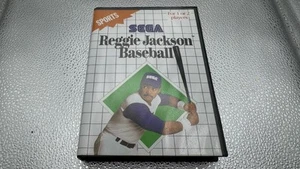 Reggie Jackson Baseball Sega Master System W/Manual Rare Blue Label 1988 #1269 - Picture 1 of 13
