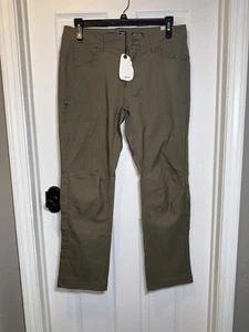 PrAna Halle Straight Pant II Damen 12 R Schiefergrün Wandern Outdoor Hose Neu mit Etikett - Bild 1 von 5