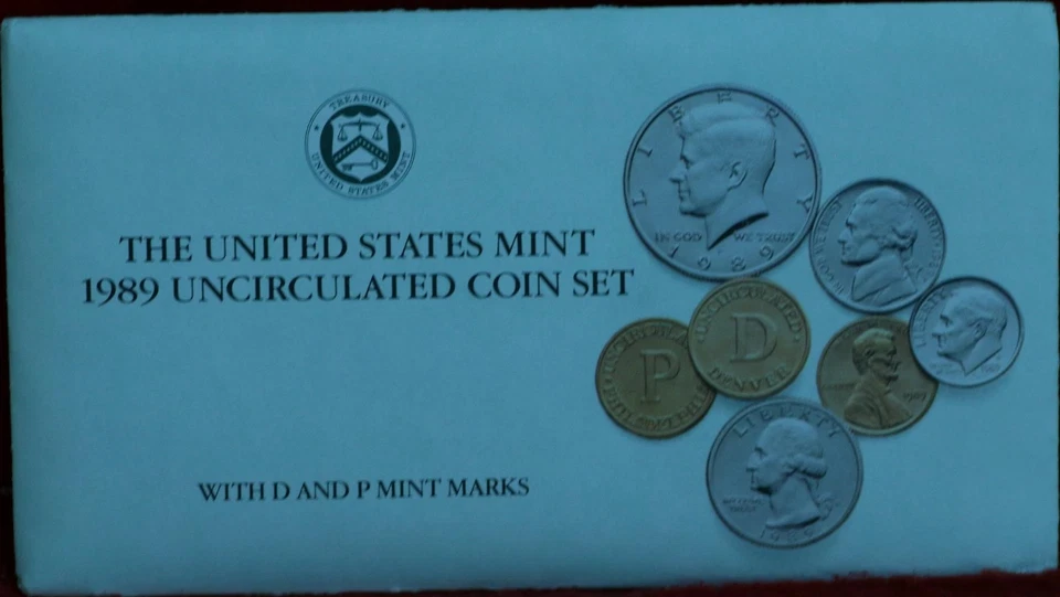 Uncirculated 1989 U.S. Mint Set P & D Mint - Image 1 of 1