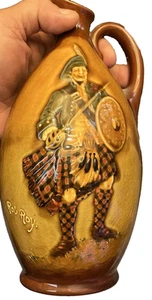 SUPER RARE Royal Doulton Kingsware 1909 Greenlees Brothers Claymore Rob Roy Jug - Picture 1 of 10