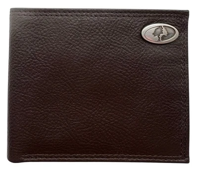 Cartera plegable de cuero genuino Mossy Oak con concho de Enmon-Nueva Foto 1 de 4