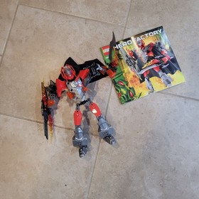 Lego Hero Factory Heroes Furno XL Retired 44000 99% Complete Figure and Manual 