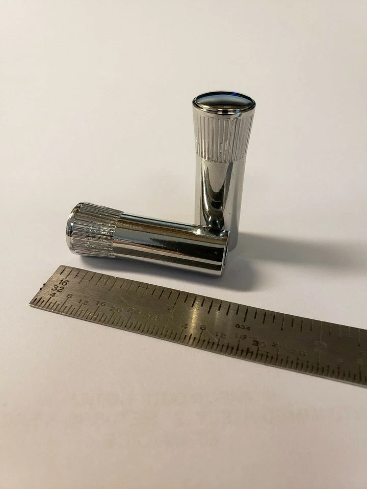 1 PAR NUEVO DE PERILLAS DE CERRADURA DE PUERTA CROMADAS BUICK 1937-1942-CADILLAC/CHEVY/OLDS/PONTIAC Foto 1 de 1