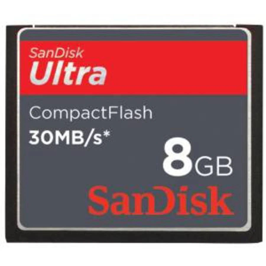 10x SanDisk Ultra CompactFlash 8 GB Memory Card 30MB/s (SDCFH-008G-A11) - Image 1 of 1