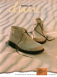 1999 PRINT AD - HAVANA JOE FOOTWEAR FASHION CLOTHING AD - HAVANA JOE DUNE AD - Bild 1 von 1
