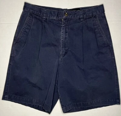 Pantalones Cortos Eddie Bauer Para Hombre Talla 32 Azul Marino Chinos Algodón Foto 1 de 4