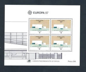 Portugal 1987 Europa. Architektur Kleinbogen. postfrisch. Sg MS2076 - Bild 1 von 2