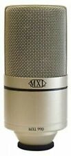 MXL 990 condenser microphone shock mount included MXL990 0801813080643