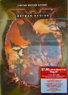 BATMAN BEGINS Limited Edition Exclusive Movie Set New - Free Shipping - Image 1 of 2