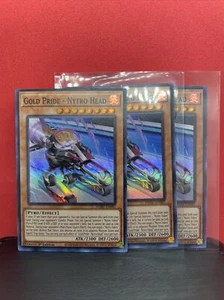 3X Gold Pride - Nytro Head PHHY-EN087 - Yugioh 1st Edition Super Rare NM - Bild 1 von 1
