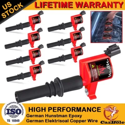 8 Ignition Coil Pack For Mercury Mountaineer V8 4.6L 2005 2006 2007 2008 DG511 - Image 1 of 4
