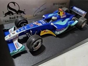 COA SIGNED MINICHAMPS SAUBER PETRONAS SHOWCAR 2004 GIANCARLO FISICHELLA 1:18 NEW - Picture 1 of 5
