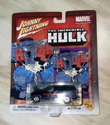 Johnny Lightning 2002 Marvel #24 Incredible Hulk Chevy Tahoe - Image 1 of 2